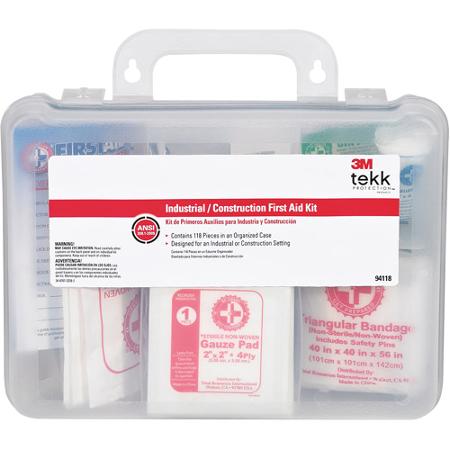 3MT Tekk ProtectionT Construct
ion/Industrial First Aid Kits
94118-80025T 118 pc, 6/case