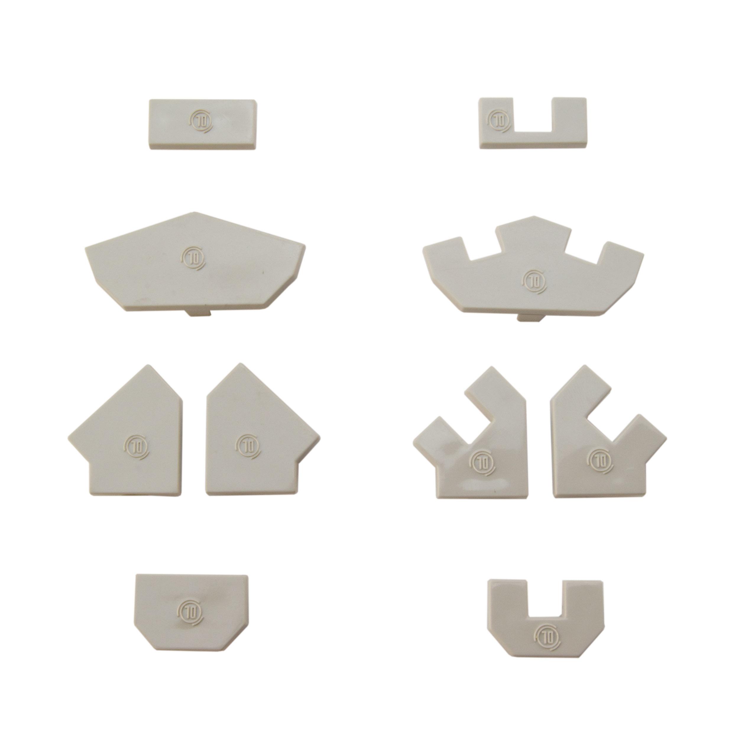 CHROMAPATH  SLIM End-cap  3
pack. Includes 3 Closed
End-Caps and 3 Open
End-CapsN/AGrayN/A